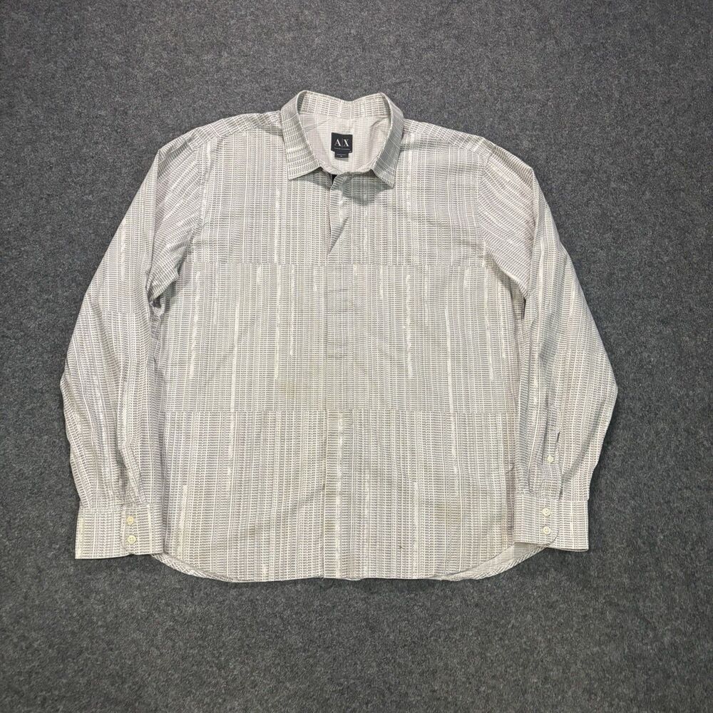 Armani Exchange Button Down Shirt Men’s Sz XL Long Sleeve